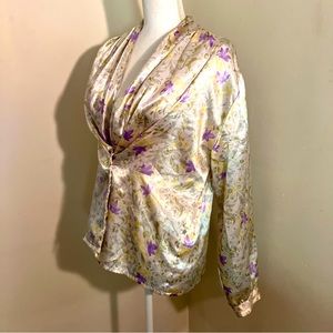 5/$20 Impressions of California vintage floral blouse sz 12